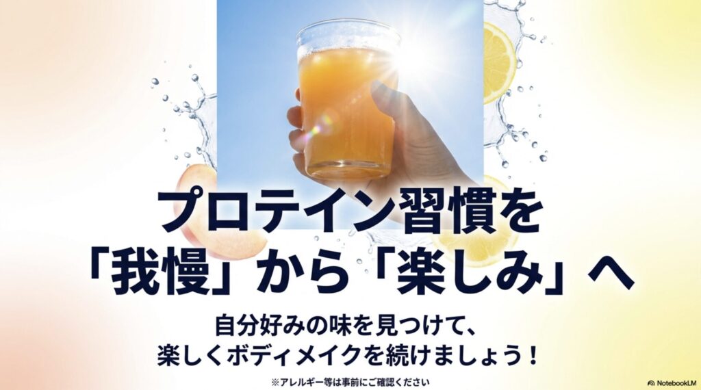「我慢」から「楽しみ」へ変わるボディメイク習慣のまとめメッセージ