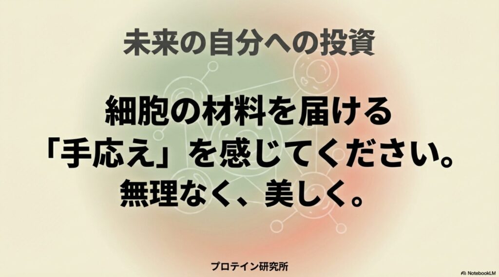 細胞の材料を届け、無理なく美しく自分をアップデートする結び